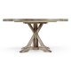 Circular Dining Table in Rustic Grey 60