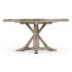Circular Dining Table in Rustic Grey 60