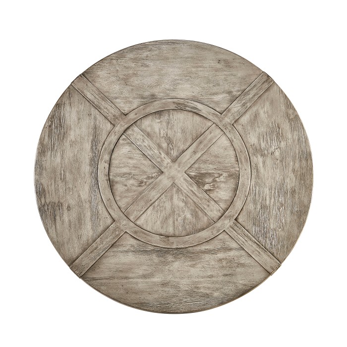 Circular Dining Table in Rustic Grey 60