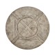 Circular Dining Table in Rustic Grey 60