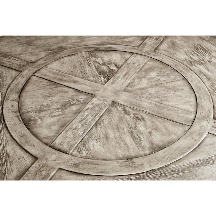 Circular Dining Table in Rustic Grey 60