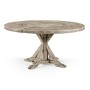 Circular Dining Table in Rustic Grey 60