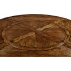 Country Walnut Round Dining Table with Inbuilt Lazy Susan 72