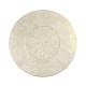 Whitewash Driftwood Round Dining Table with Inbuilt Lazy Susan 72