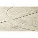 Whitewash Driftwood Round Dining Table with Inbuilt Lazy Susan 72