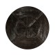 Dark Ale Round Dining Table with Inbuilt Lazy Susan 72