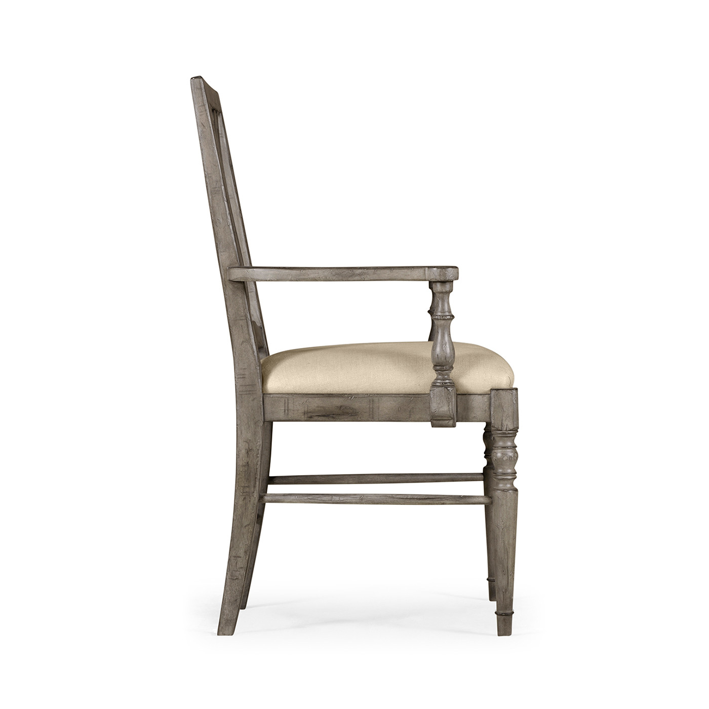 Casual Curved Back Arm Chair