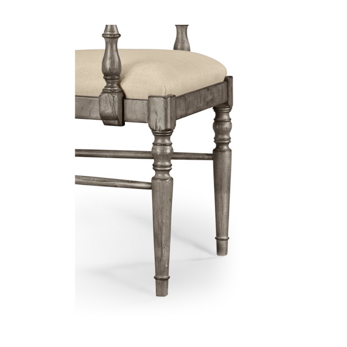 Casual Curved Back Arm Chair