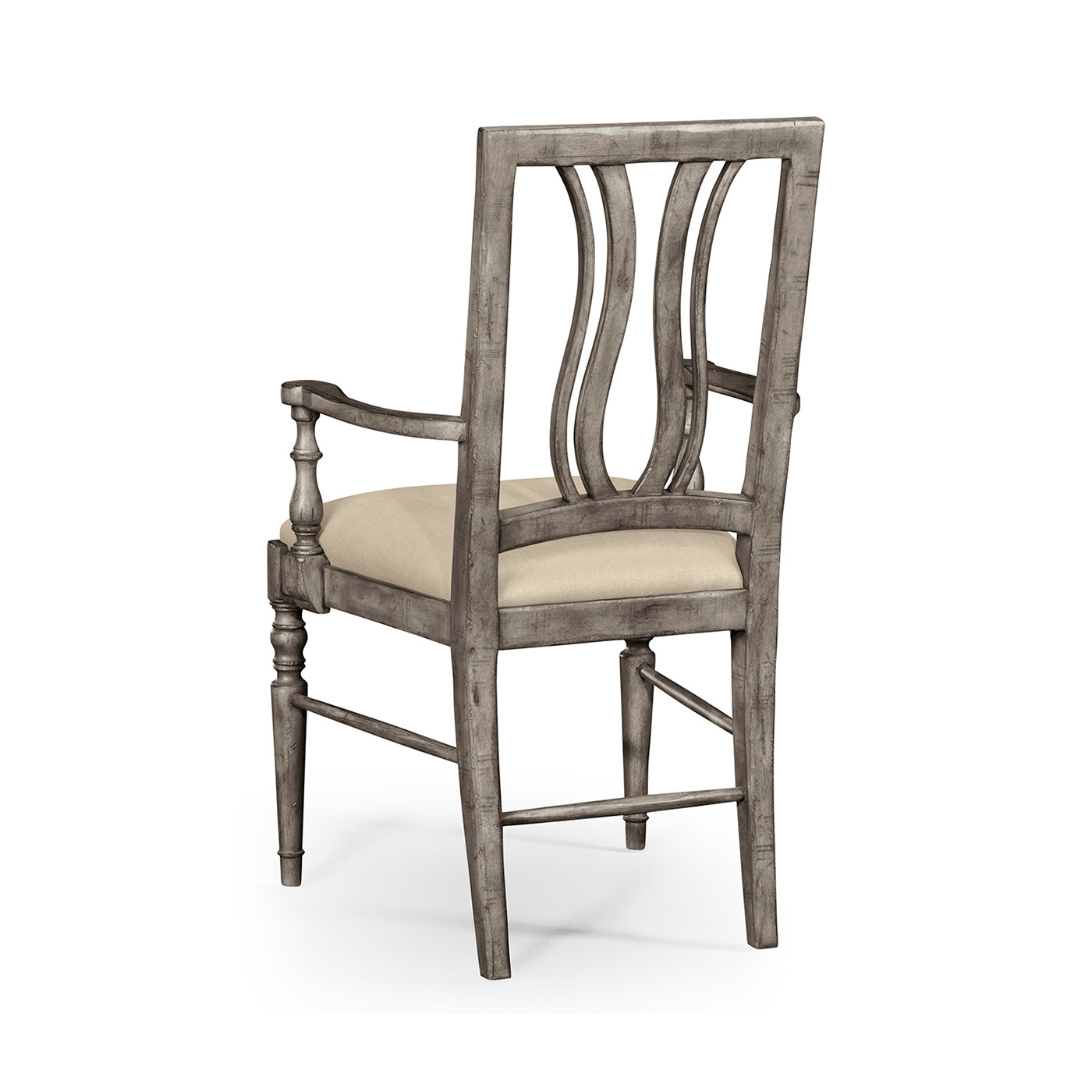 Casual Curved Back Arm Chair