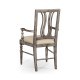 Casual Curved Back Arm Chair
