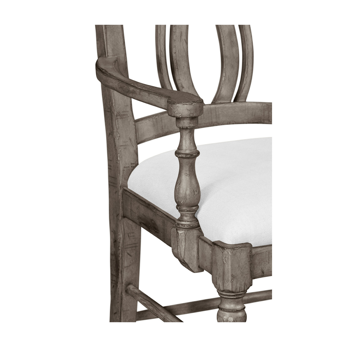 Casual Curved Back Arm Chair