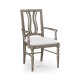 Casual Curved Back Arm Chair