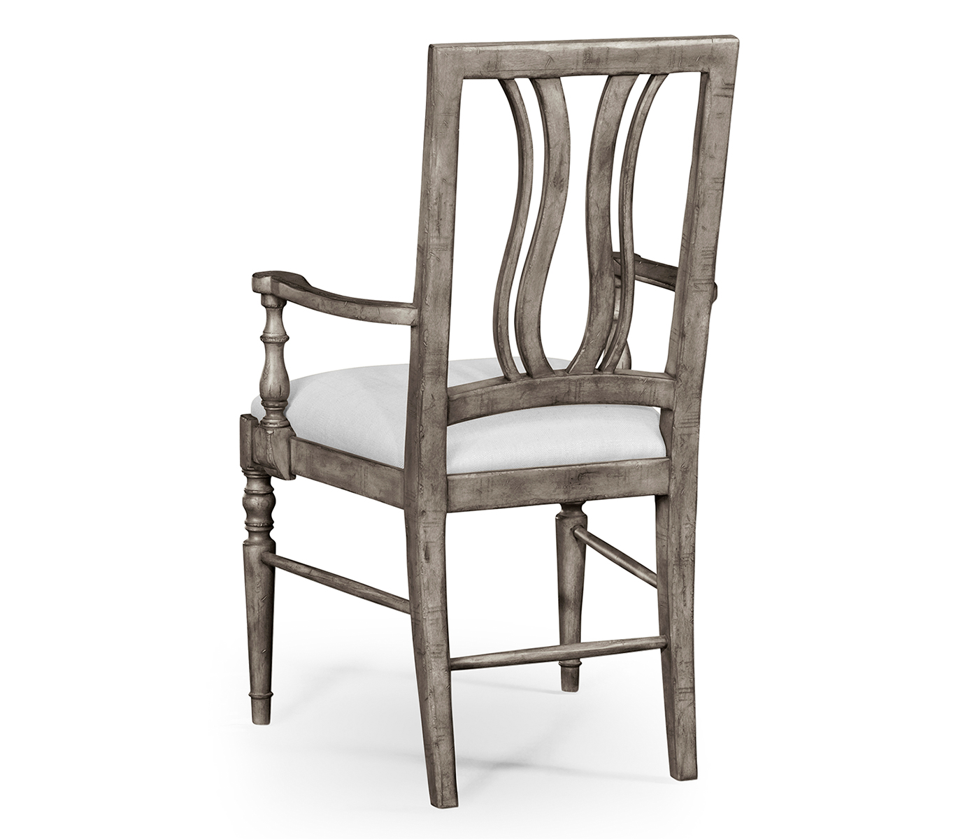 Casual Curved Back Arm Chair