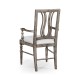 Casual Curved Back Arm Chair