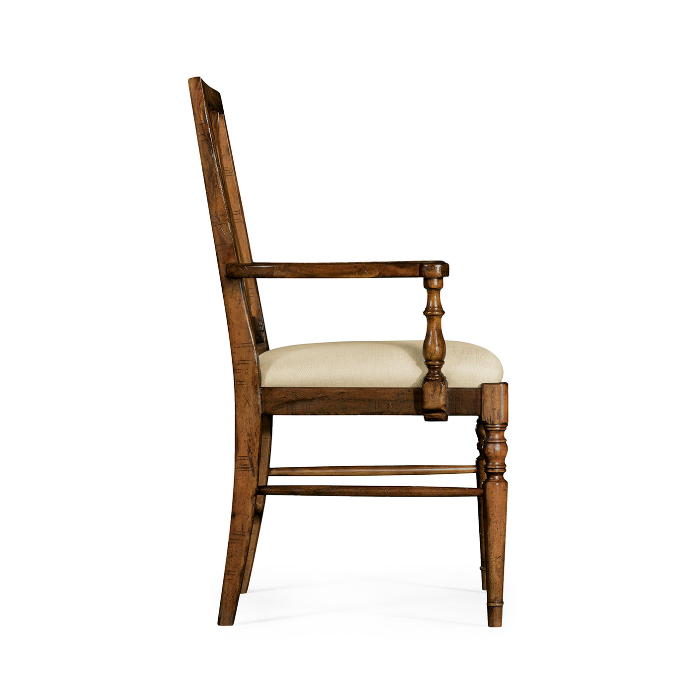 Casual Curved Back Arm Chair