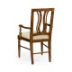 Casual Curved Back Arm Chair
