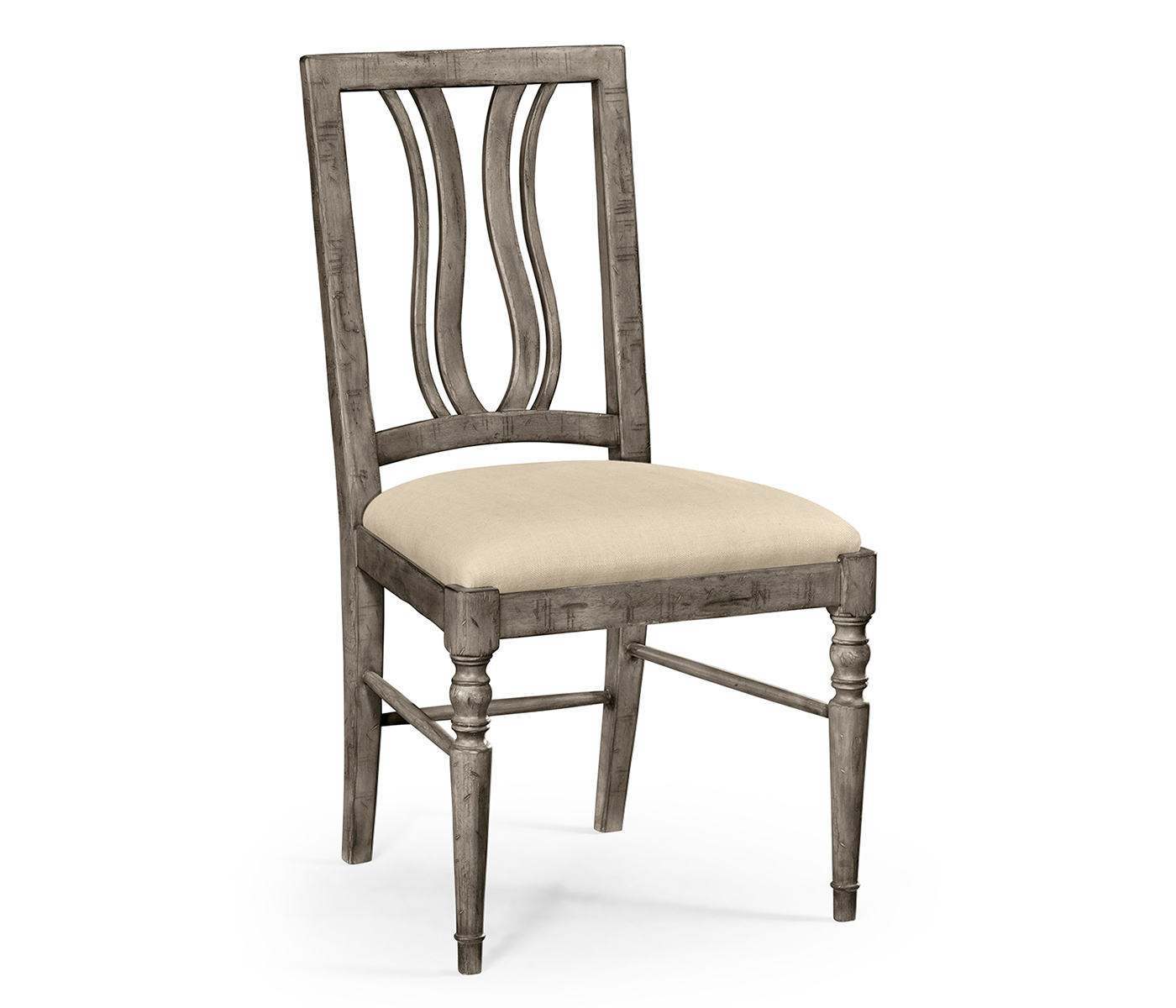 Casual Curved Back Side Chair