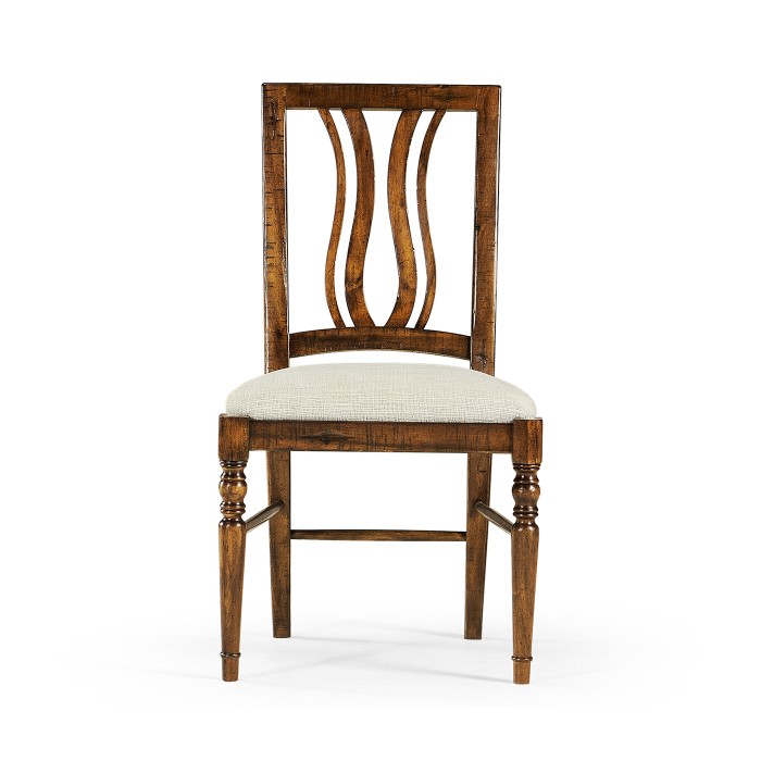 Casual Curved Back Side Chair