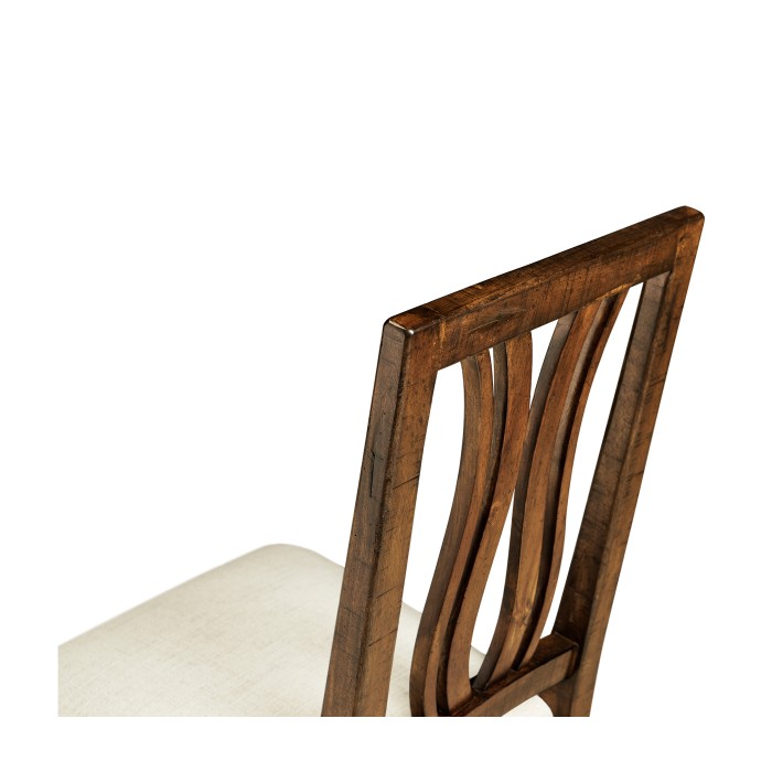 Casual Curved Back Side Chair