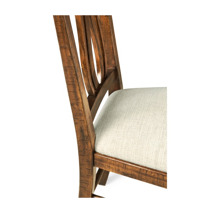 Casual Curved Back Side Chair