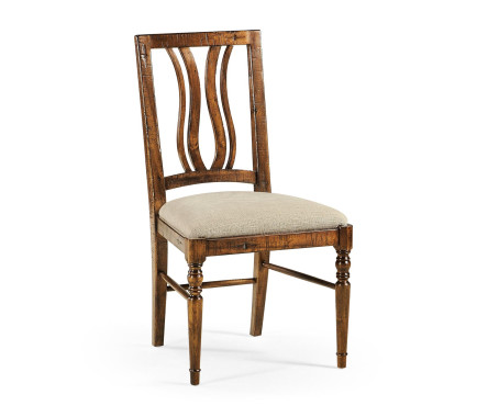 Casual Curved Back Side Chair