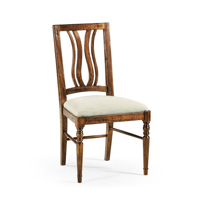 Casual Curved Back Side Chair