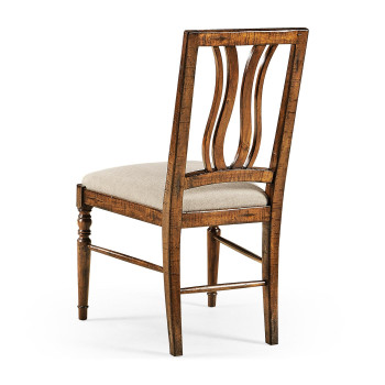 Casual Curved Back Side Chair