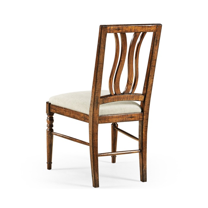 Casual Curved Back Side Chair