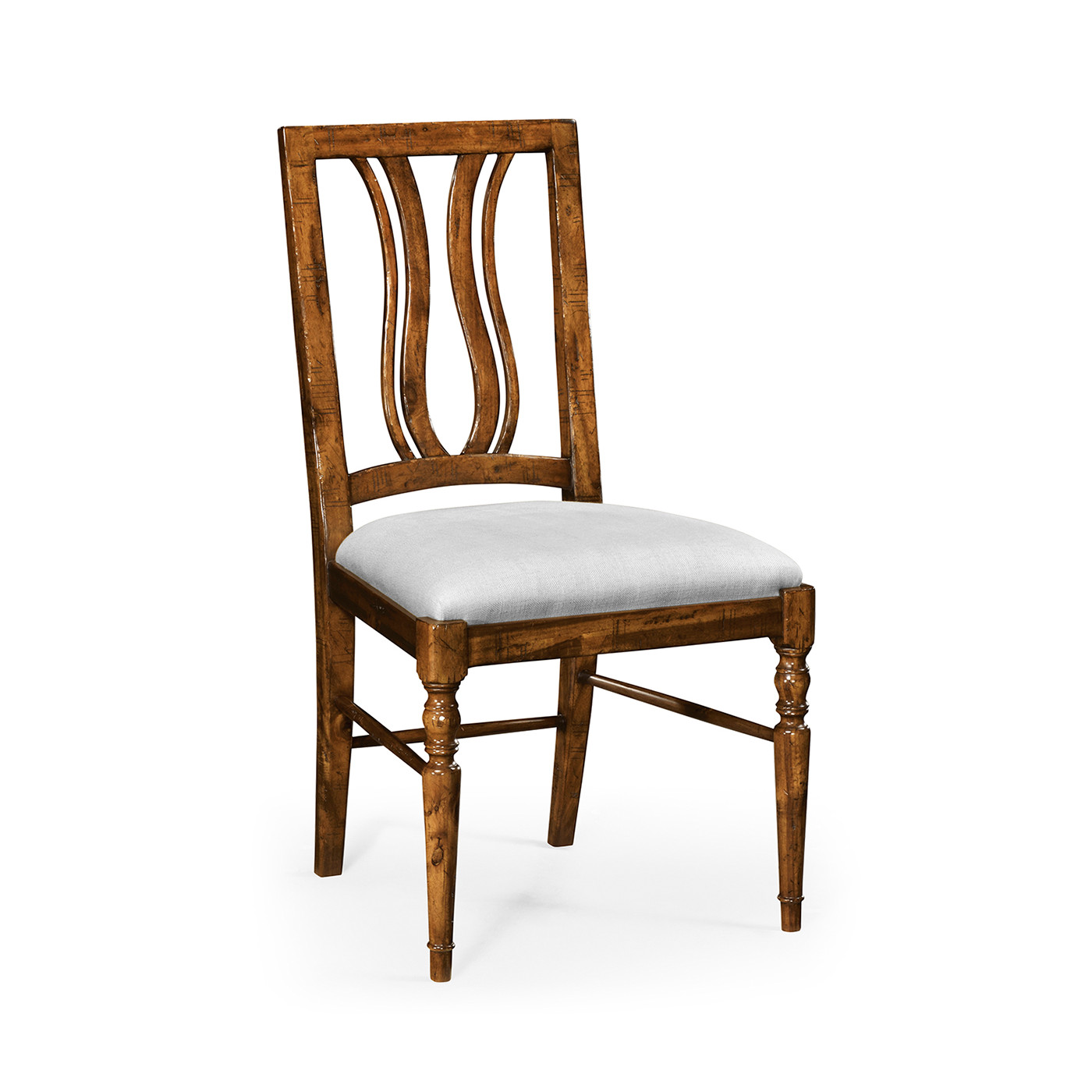 Casual Curved Back Side Chair