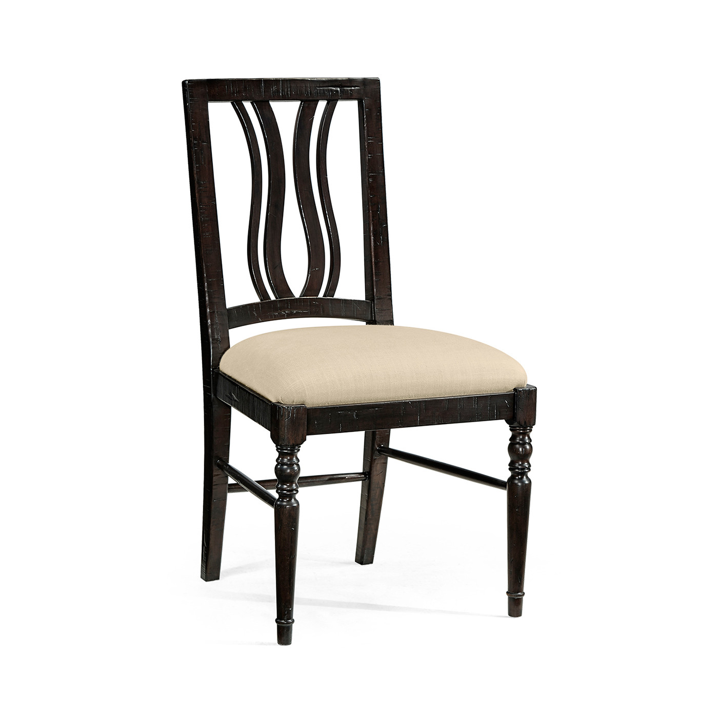 Casual Curved Back Side Chair