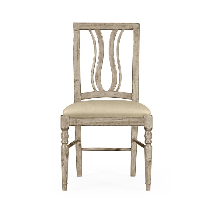 Casual Curved Back Side Chair