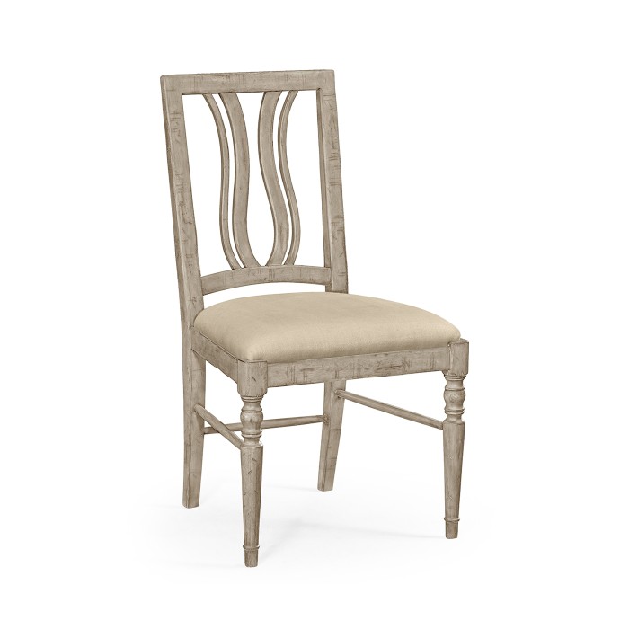 Casual Curved Back Side Chair