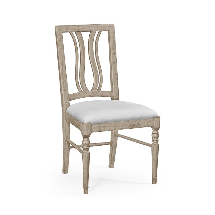 Casual Curved Back Side Chair