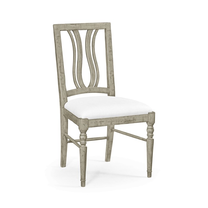 Casual Curved Back Side Chair