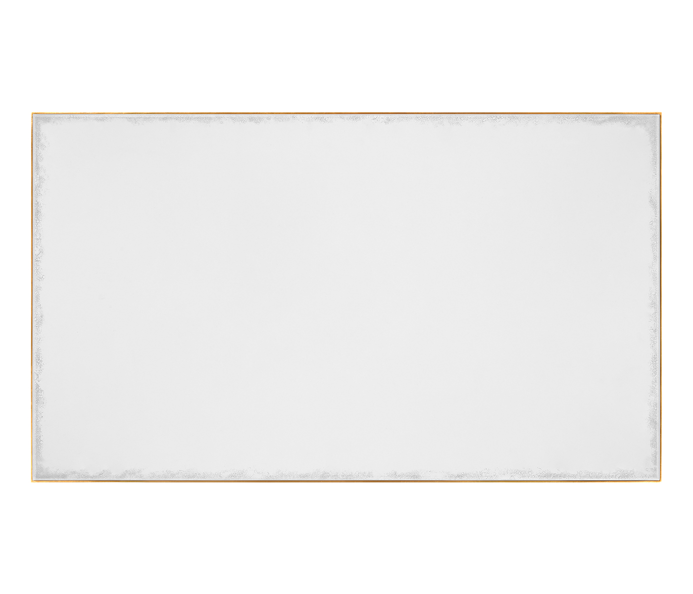 Gilded Iron Rectangular Coffee Table with An Antique Glass Top