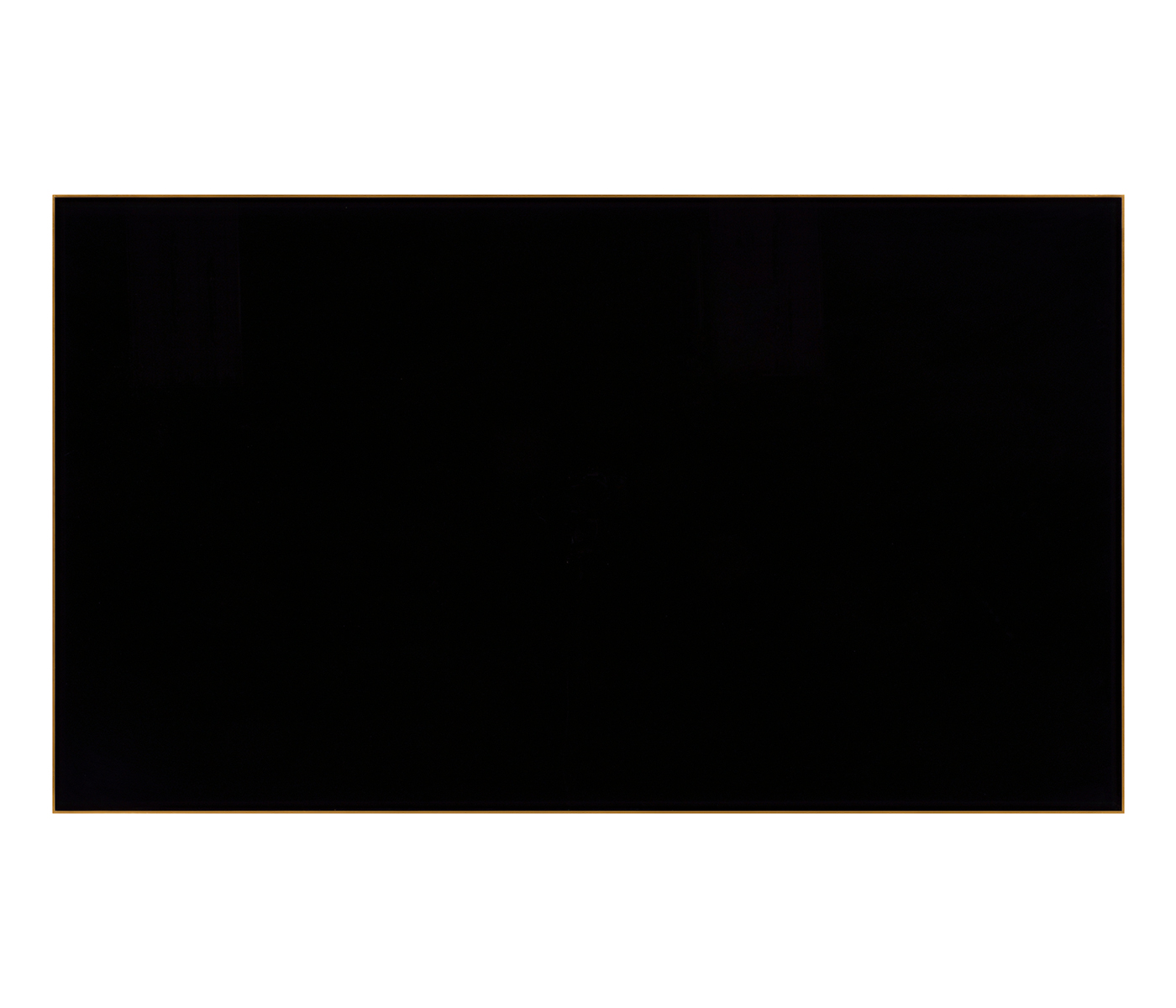 Gilded Iron Rectangular Coffee Table with A Black Glass Top