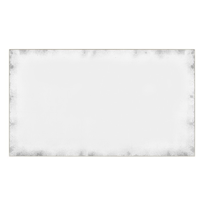Silver Iron Rectangular Coffee Table with An Antique Glass Top