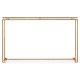 Gilded Iron Large Console Table with A Black Glass Top