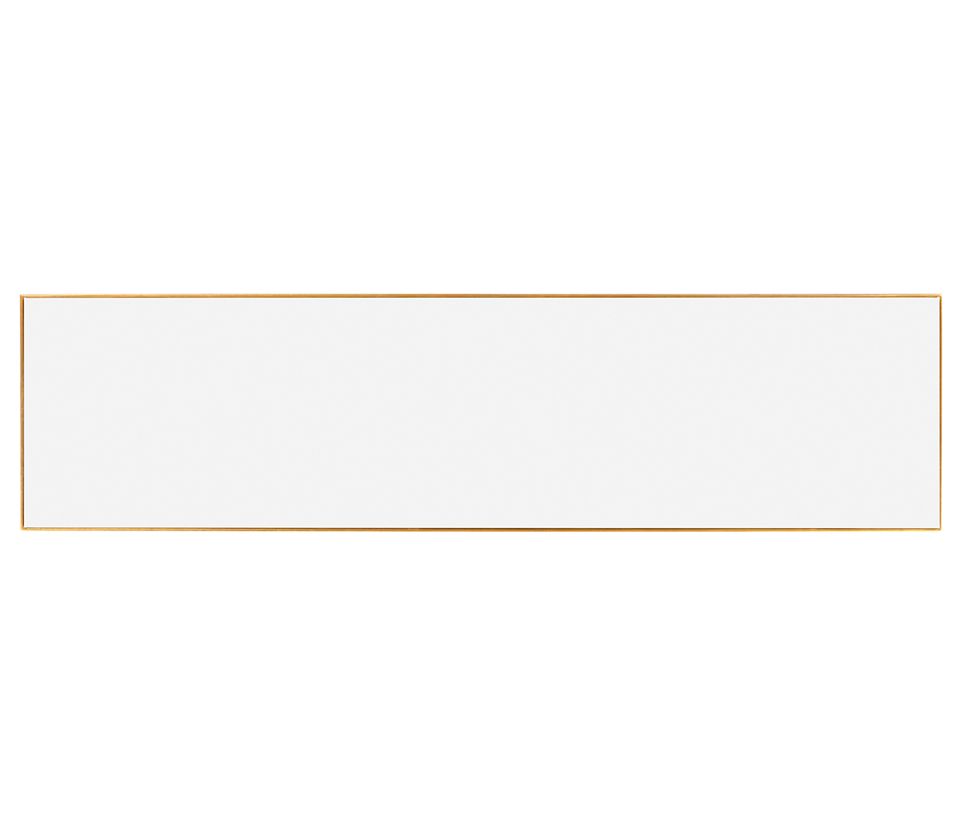 Gilded Iron Large Console Table with Biancaneve Top