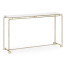 Silver Iron Large Console Table with An Antique Glass Top