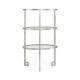 Silver iron end table