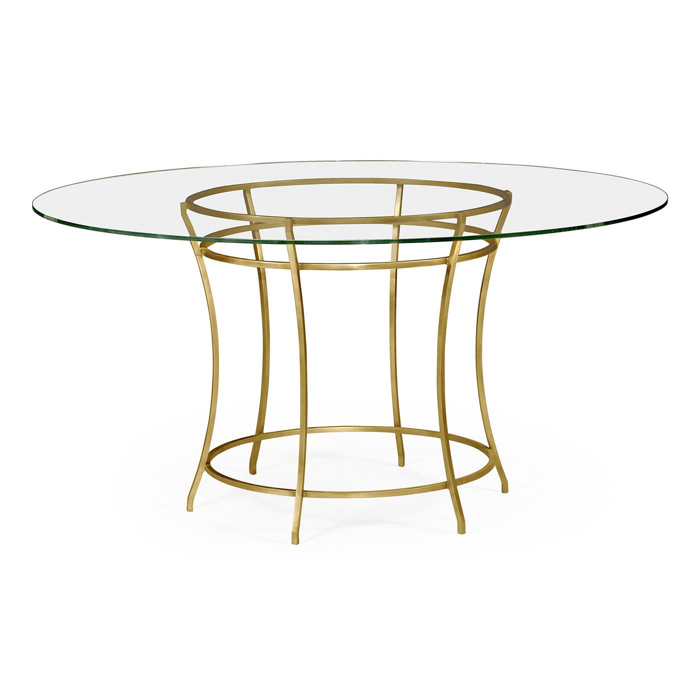 Gilded Iron Round Dining Table 60