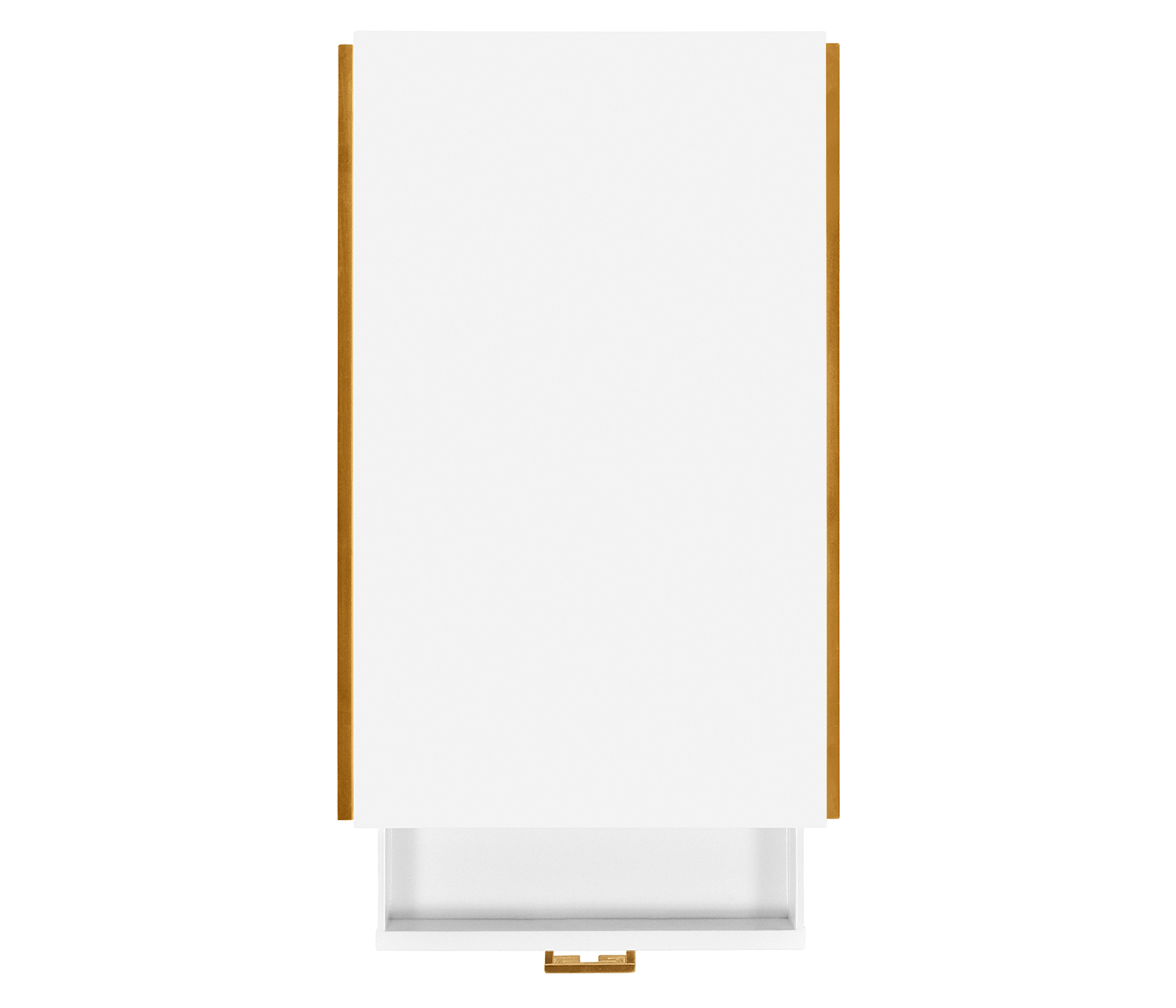 Gilded Iron End Table with Biancaneve Drawer