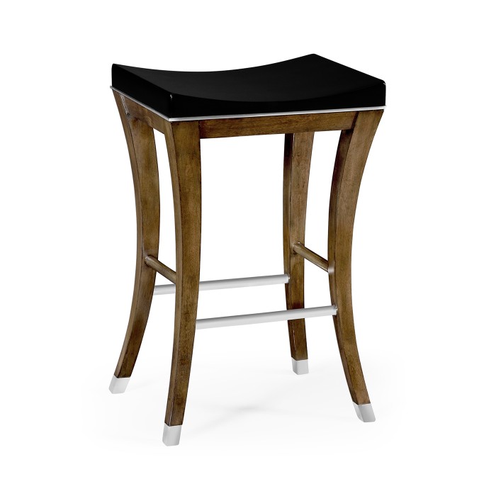 Manhattan Walnut Counter Stool