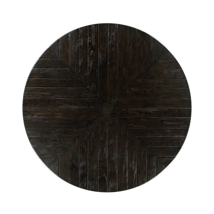 Dark Ale & Wrought Iron Dining Table 66