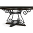 Dark Ale & Wrought Iron Dining Table 66