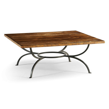 Panelled Square Coffee Table