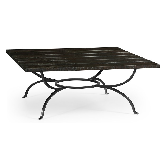 Panelled Square Coffee Table