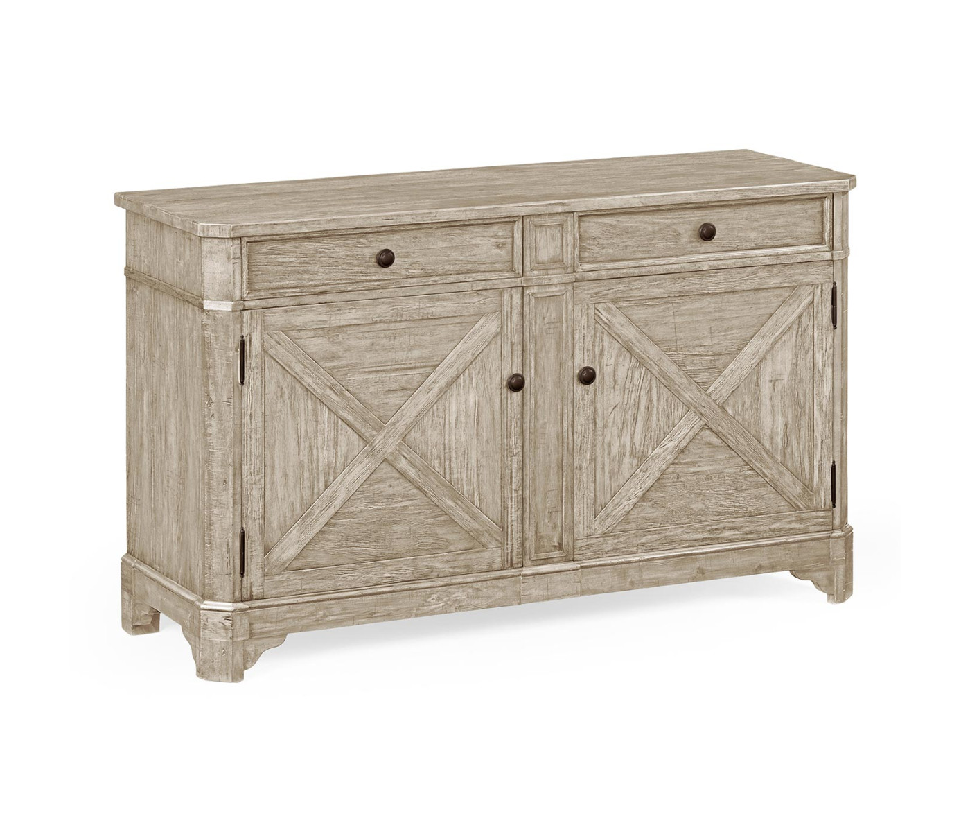 Casual Rustic Grey Credenza