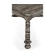 Antique Dark Grey Large Square Parquet Coffee Table